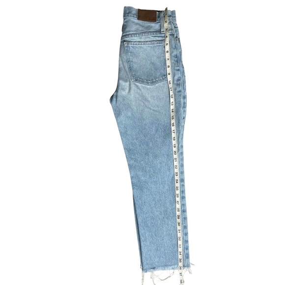 Madewell Classic Jean Straight Leg with Rips - Picture 7 of 10